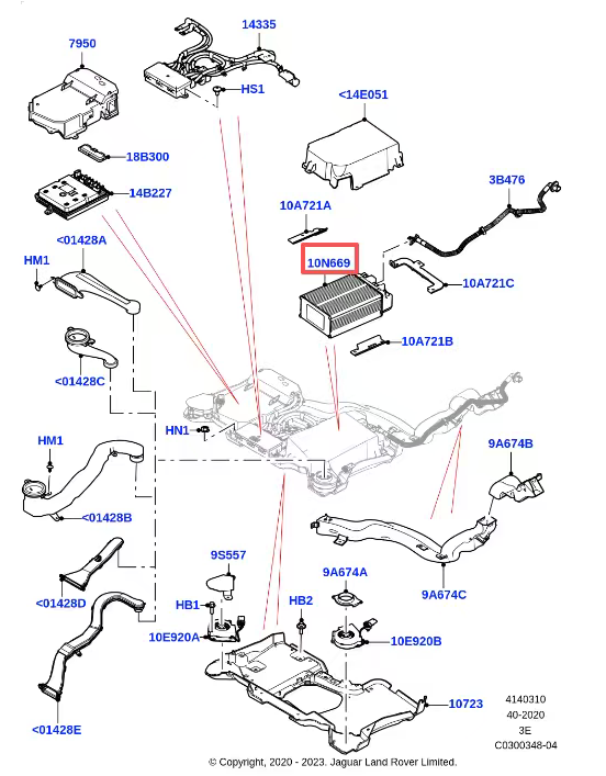 LR137929 BECM Battery Defender 110
